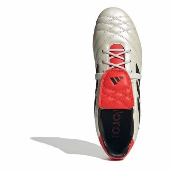 Мъжки футболни бутонки Adidas Copa Gloro Fold Over Tongue Firm Ground Football Boots Бяло/Черно/Червено Adidas Copa Gloro Fold Over Tongue Firm Ground Football Boots Бяло/Черно/Червено Мъжки футболни бутонки
