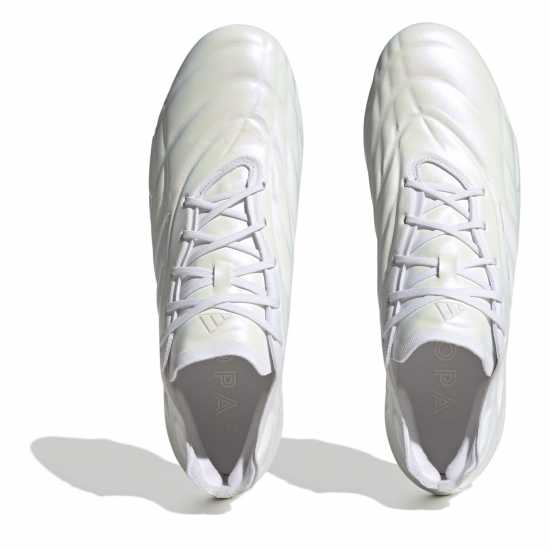 Adidas Pure.1 Firm Ground Football Boots White/White - Футболни стоножки