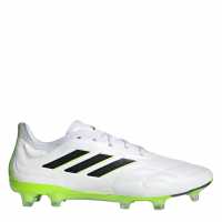 Adidas Copa Pure.1 Firm Ground Football Boots Wht/Blk/Lemon Мъжки футболни бутонки