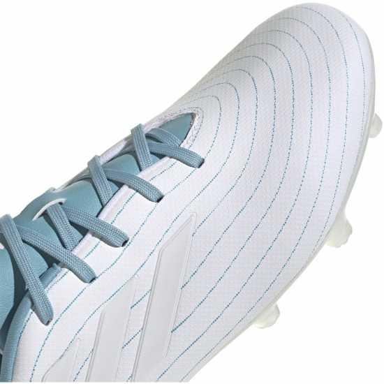 Adidas Copa Pure.3 Firm Ground Football Boots White/Blue Мъжки футболни бутонки