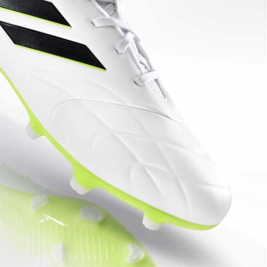 Adidas Copa Pure.3 Firm Ground Football Boots Wht/Blk/Lemon Мъжки футболни бутонки
