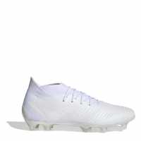 Adidas Predator Accuracy.1 Firm Ground Football Boots White/White Футболни стоножки
