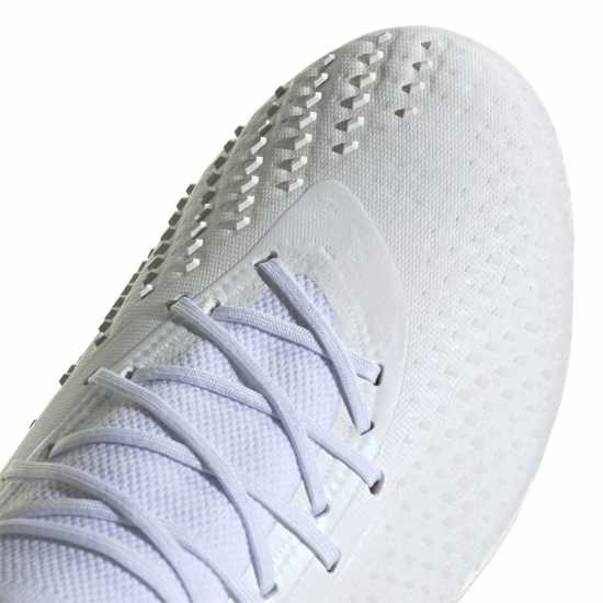 Adidas Predator .1 Firm Ground Football Boots White/White Футболни стоножки