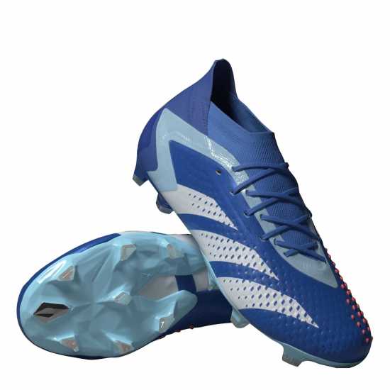Adidas Predator .1 Firm Ground Football Boots Blue/White Мъжки футболни бутонки