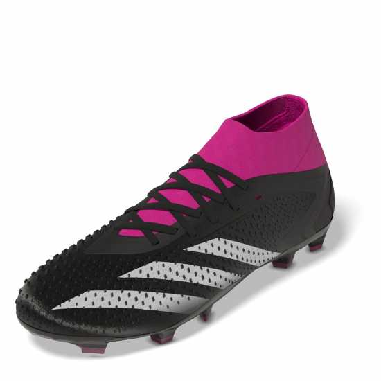 Adidas Predator Accuracy.2 Firm Ground Football Boots Black/Wht/Pink Футболни стоножки