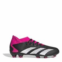 Adidas Predator Accuracy.3 Firm Ground Football Boots Black/Wht/Pink Футболни стоножки