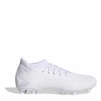 Adidas Predator Accuracy.3 Firm Ground Football Boots White/White Футболни стоножки