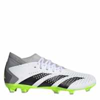 Adidas Predator Accuracy.3 Firm Ground Football Boots Wht/Blk/Lemon Мъжки футболни бутонки