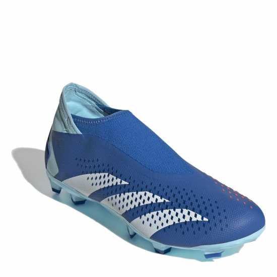 Adidas Predator Accuracy.3 Laceless Firm Ground Football Boots Blue/White Мъжки футболни бутонки