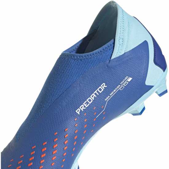 Adidas Predator Accuracy.3 Laceless Firm Ground Football Boots Blue/White Мъжки футболни бутонки