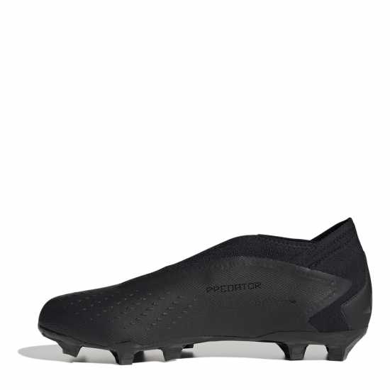 Adidas Predator Accuracy.3 Laceless Firm Ground Football Boots Black/Black Футболни стоножки