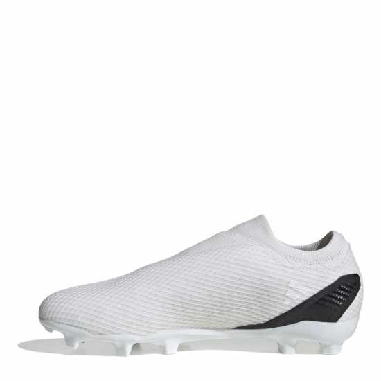 Adidas X .3 Firm Ground Football Boots White/White - Футболни стоножки