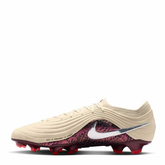 Nike Mens  Tiempo Maestro Elite Firm Ground Football Boots Burgundy/Print 