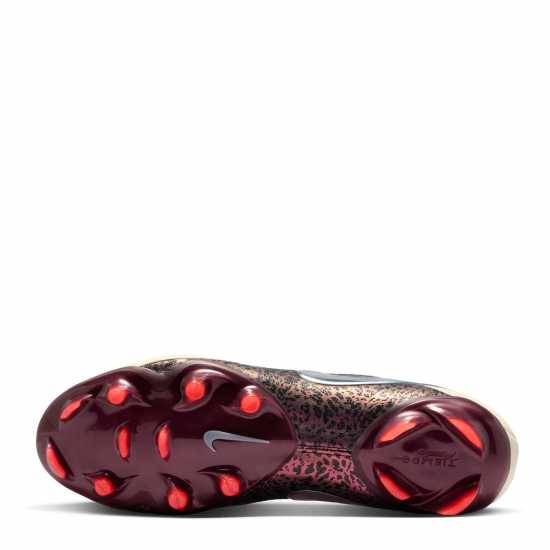 Nike Mens  Tiempo Maestro Elite Firm Ground Football Boots Burgundy/Print 