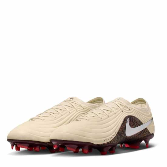 Nike Mens  Tiempo Maestro Elite Firm Ground Football Boots Burgundy/Print 