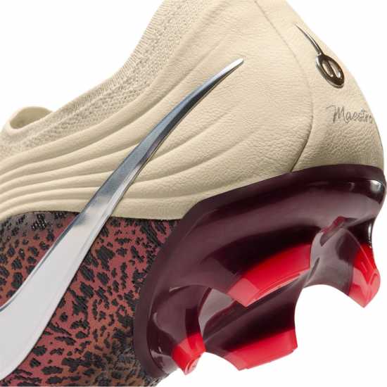 Nike Mens  Tiempo Maestro Elite Firm Ground Football Boots Burgundy/Print 