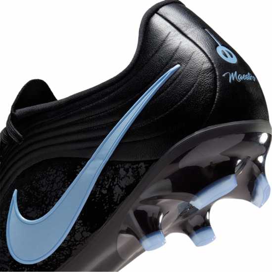 Nike Tiempo Academy Adults Firm Ground Football Boots Black/Blue Nike Tiempo Academy Adults Firm Ground Football Boots Black/Blue