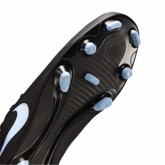 Nike Mens Tiempo Maestro Club Firm Ground Football Boots Black/Blue Nike Mens Tiempo Maestro Club Firm Ground Football Boots Black/Blue