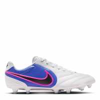 Nike Mens  Tiempo Ligera Pro Firm Ground Football Boots Blue/Wht/Pink 
