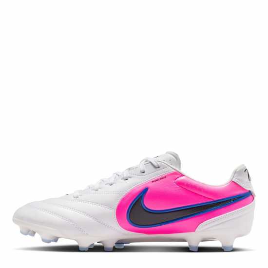 Nike Mens  Tiempo Ligera Pro Firm Ground Football Boots Blue/Wht/Pink 