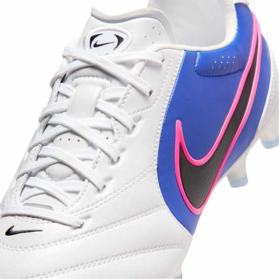 Nike Mens  Tiempo Ligera Pro Firm Ground Football Boots Blue/Wht/Pink 