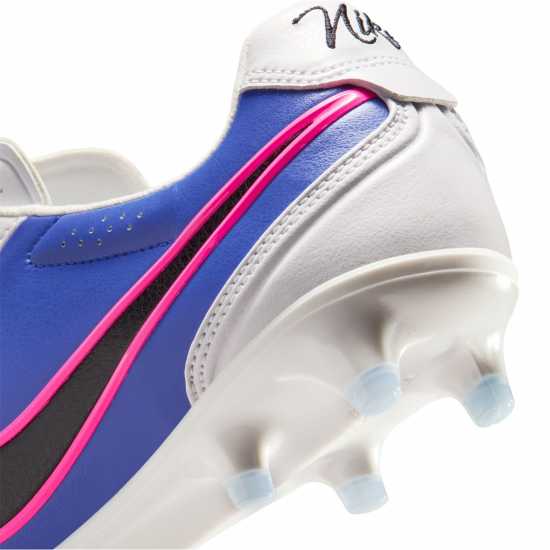 Nike Mens  Tiempo Ligera Pro Firm Ground Football Boots Blue/Wht/Pink 