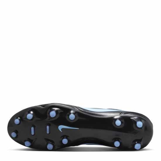 Nike Mens  Tiempo Ligera Pro Firm Ground Football Boots Black/Blue 