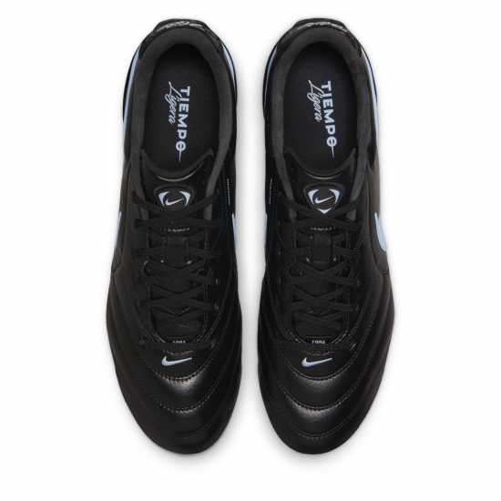 Nike Mens  Tiempo Ligera Pro Firm Ground Football Boots Black/Blue 
