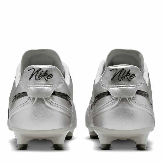 Nike Mens Tiempo Ligera Pro Firm Ground Football Boots Silver/Black Nike Mens Tiempo Ligera Pro Firm Ground Football Boots Silver/Black