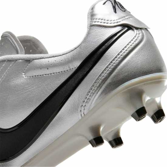 Nike Mens Tiempo Ligera Pro Firm Ground Football Boots Silver/Black Nike Mens Tiempo Ligera Pro Firm Ground Football Boots Silver/Black