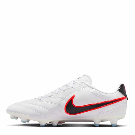 Nike Mens  Tiempo Ligera Pro Firm Ground Football Boots White/Black 