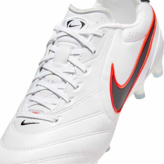 Nike Mens  Tiempo Ligera Pro Firm Ground Football Boots White/Black 