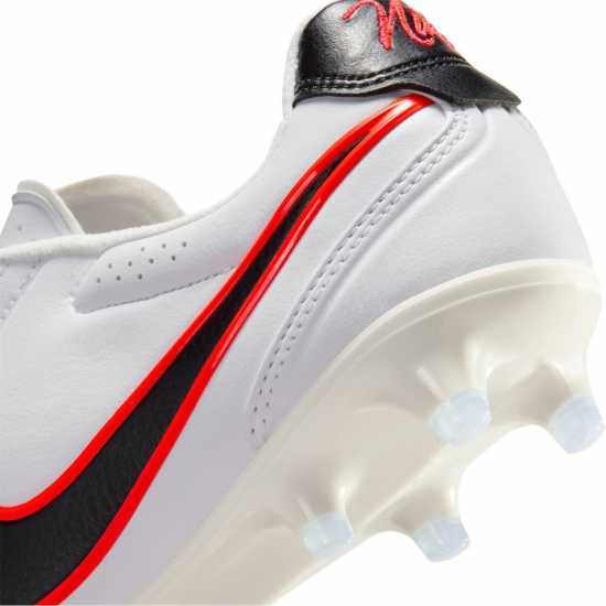 Nike Mens  Tiempo Ligera Pro Firm Ground Football Boots White/Black 