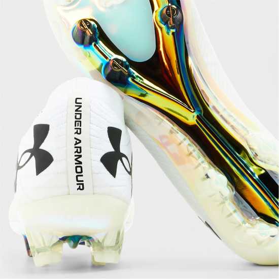 Мъжки футболни бутонки Under Armour Tm Sh C El 2 Fg Sn99 White Under Armour Tm Sh C El 2 Fg Sn99 White Мъжки футболни бутонки