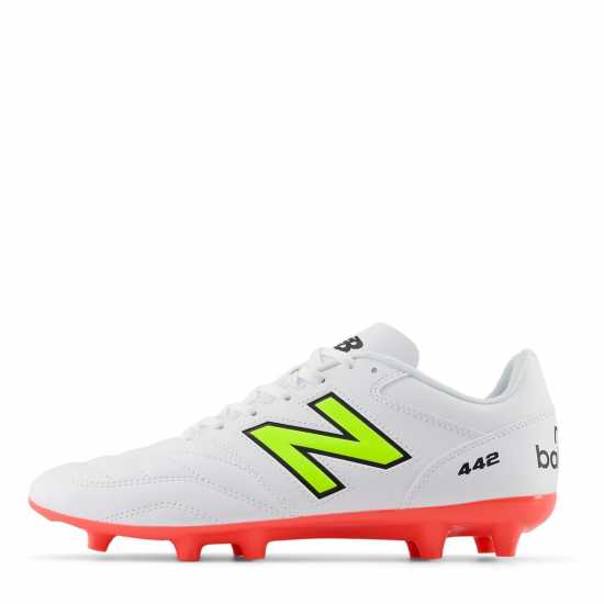 New Balance 442 V2 Firm Ground Football Boots Бяло/Волт 
