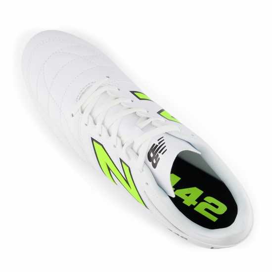 New Balance 442 V2 Firm Ground Football Boots Бяло/Волт 
