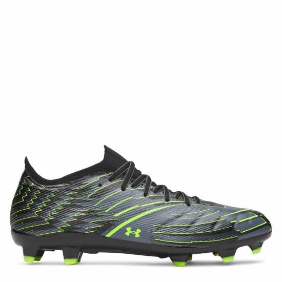 Under Armour Men's Firm Ground Football Boots Black/Green 