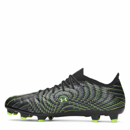 Under Armour Men's Firm Ground Football Boots Black/Green 