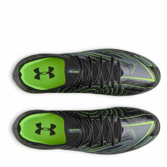 Under Armour Men's Firm Ground Football Boots Black/Green 
