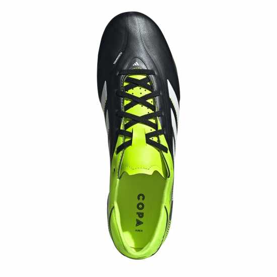 Adidas Copa Pure 3 League Firm Ground Football Boots Black/Lemon Мъжки футболни бутонки