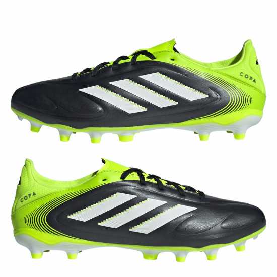 Adidas Copa Pure 3 League Firm Ground Football Boots Black/Lemon Мъжки футболни бутонки