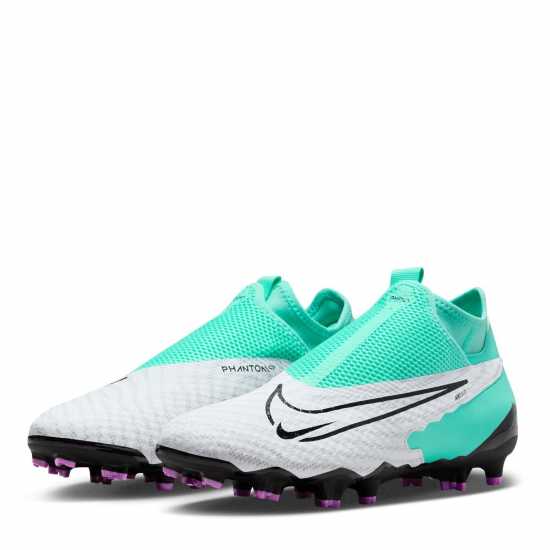 Nike Phantom Academy Firm Ground Football Boots Blue/Pink/White Мъжки футболни бутонки