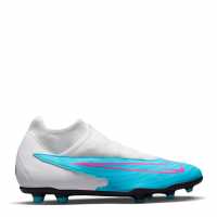 Nike Мъжки Футболни Бутонки Phantom Club Dri-Fit Firm Ground Football Boots Mens Blue/Pink Футболни стоножки