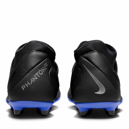 Nike Phantom Club Dri-Fit Firm Ground Football Boots Black/Chrome Мъжки футболни бутонки