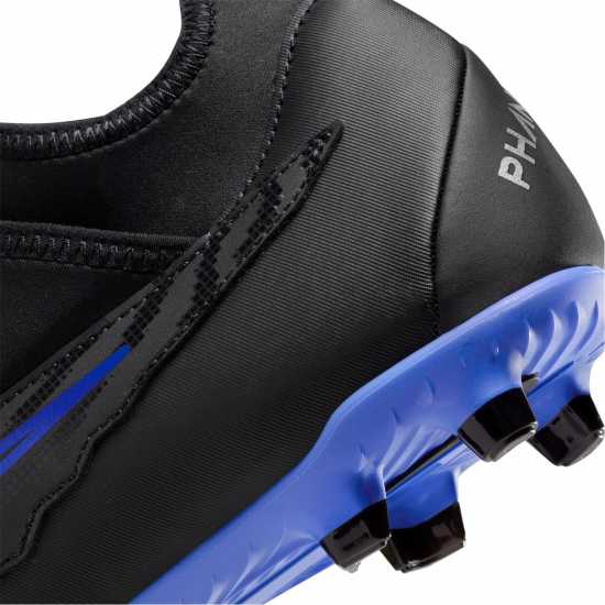 Nike Phantom Club Dri-Fit Firm Ground Football Boots Black/Chrome Мъжки футболни бутонки