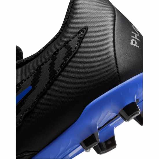 Nike Phantom Club Gx Firm Ground Football Boots Black/Chrome Мъжки футболни бутонки