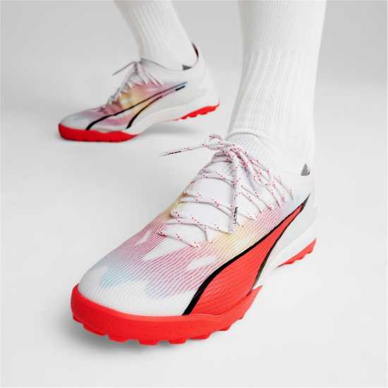 Puma Ultra Ultimate.1 Cage Firm Ground Football Boots Whte Fr Orcd - Мъжки футболни бутонки