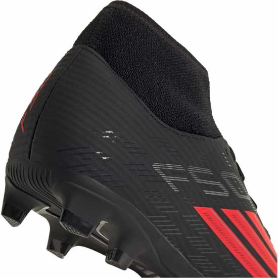 Adidas Mens Addias F50 Club Mid Cut Firm Ground Football Boots Black/Red 