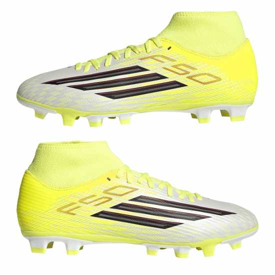 Adidas Men's F50 Club Mid Cut Firm Ground Football Boots Adidas Men's F50 Club Mid Cut Firm Ground Football Boots