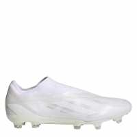 Adidas X Crazyfast Elite Laceless Firm Ground Football Boots White/White Мъжки футболни бутонки